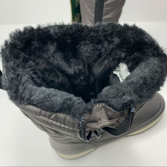 Kamik Chrissy Zip Gray Zip Up Waterproof Winter Boots womens size 5 - Picture 9 of 10